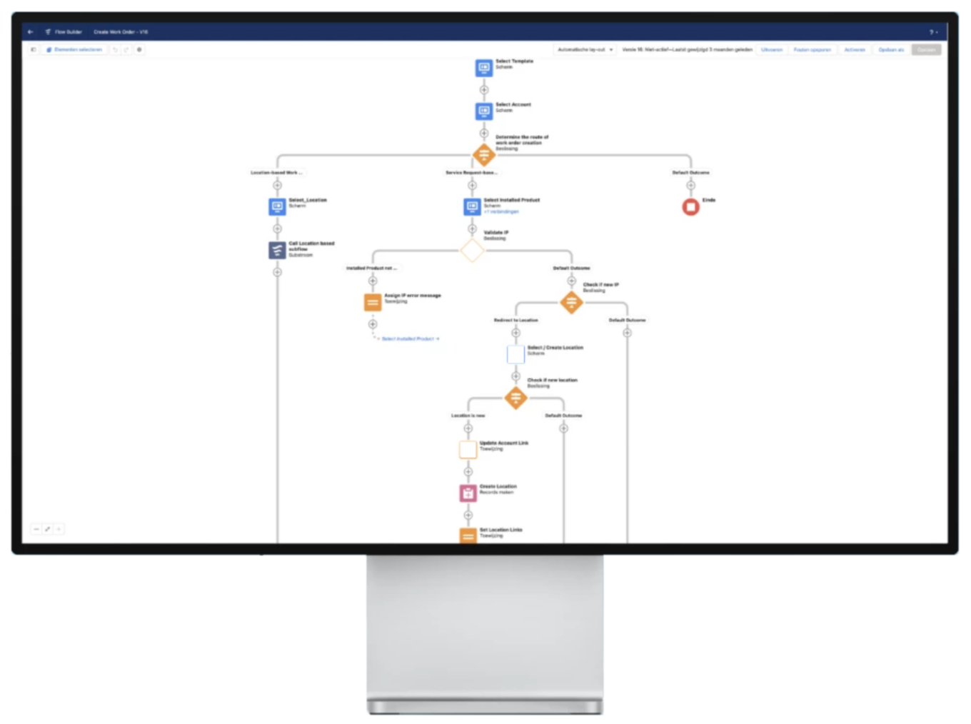 Flow builder